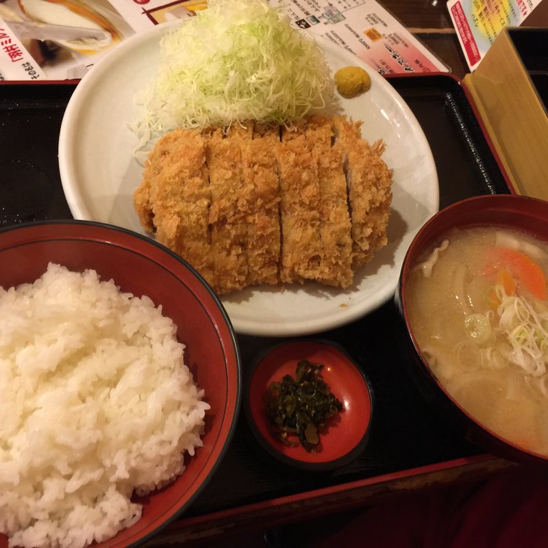 ダブルチキンカツ定食(元祖味里本店)