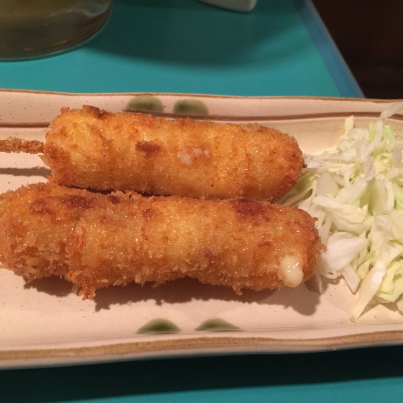 チーズの串カツ(城山)
