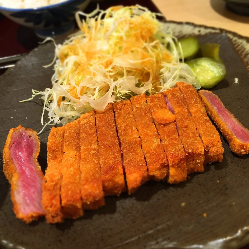 牛ロースカツ膳(牛カツ専門店 京都勝牛 京都駅前 )