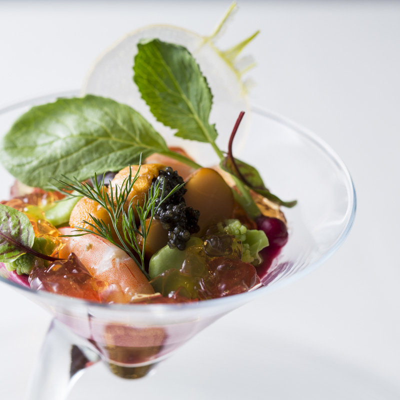 海老と雲丹のジュレ(ラ・ロシェル)