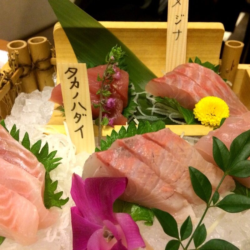 朝獲れ入り刺身5点盛り(薩摩魚鮮)