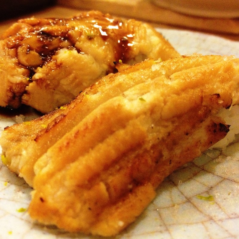 穴子（塩、つめ）(寿し屋の市勘 （すしやのいちかん）)