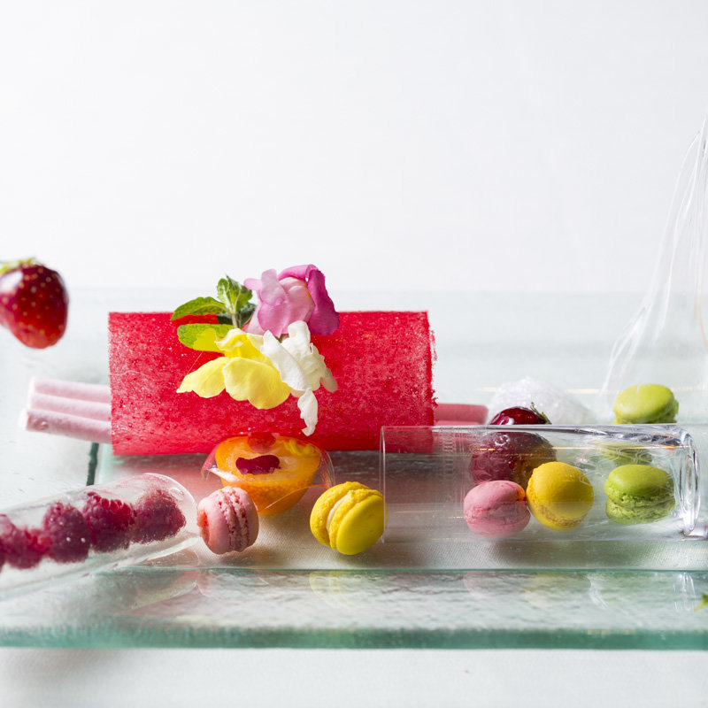 マカロンのデザート(ラ・ロシェル)