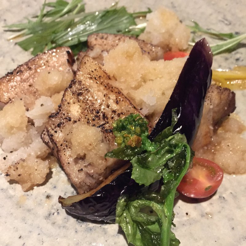 もち豚ステーキ(nippon style dining 栞屋 （ニッポンスタイルダイニング・シオリヤ）)