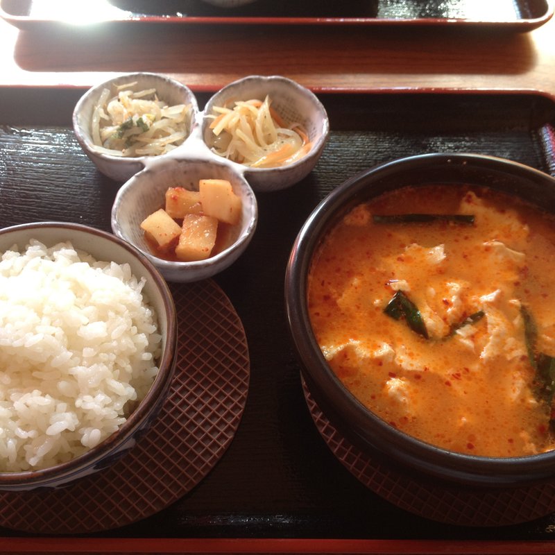 スンドゥブチゲランチ(唐辛子　本店)