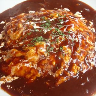 チキンとほうれん草のオムライス (Cafe-Dinner S’ （カフェ・ダイナー・シー）)