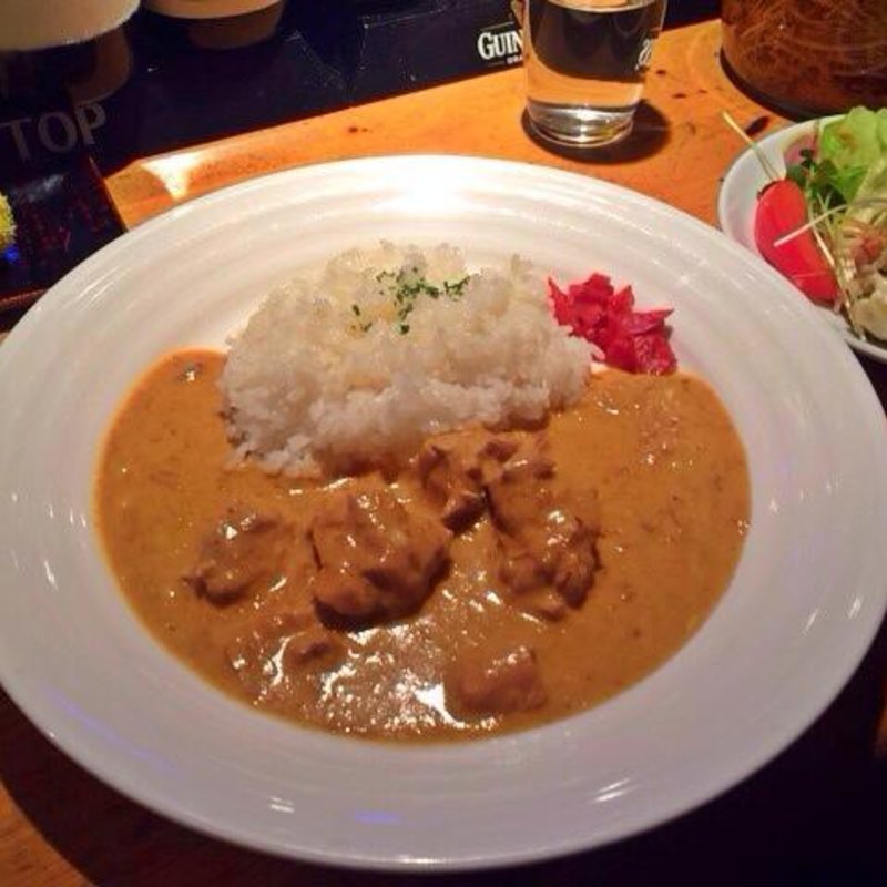 クリームチキンカレー(レストラン＆BAR SANTANA)