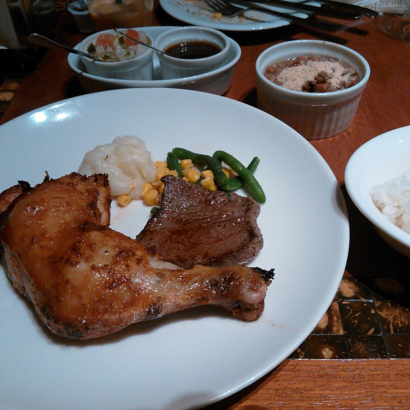 ガレット＆牛ランプ サラダ・ドリンクバー（コーヒーor紅茶）付(Centro 1916　丸ノ内店)