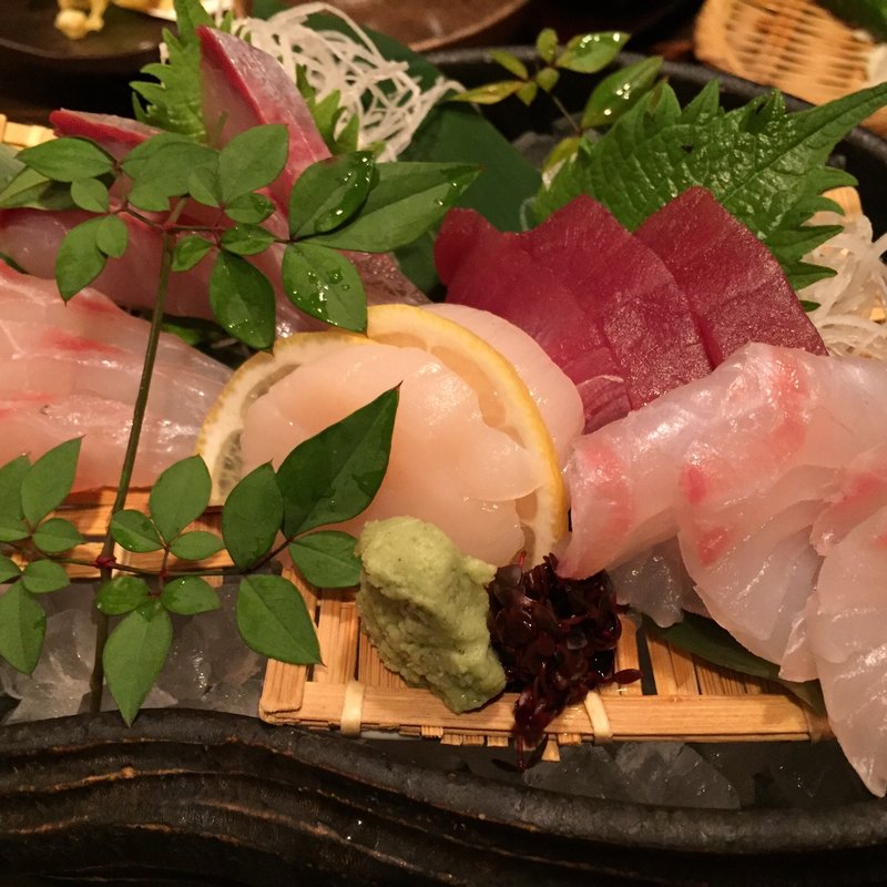 お造り三種盛り(ほっとけや 京都ホテルオークラ店 )