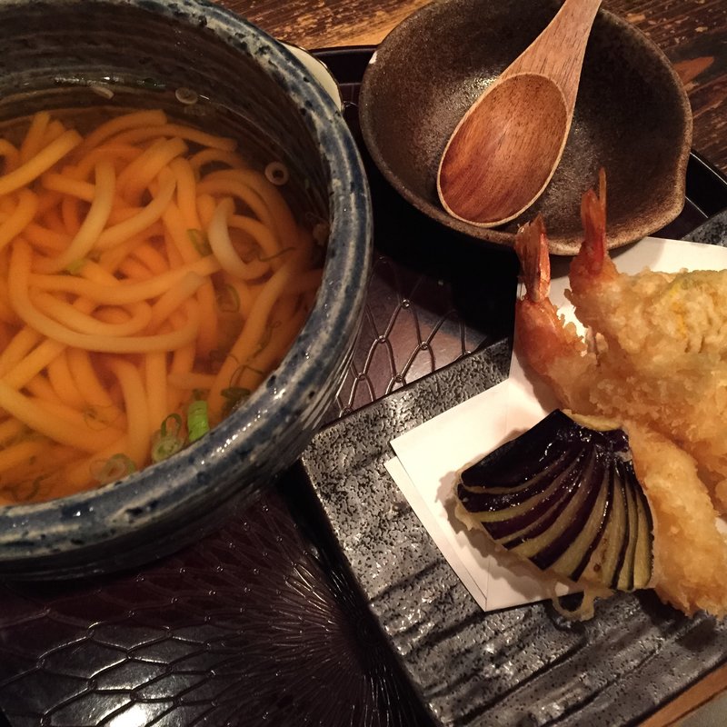 季節の天ぷらうどん(ほっとけや 京都ホテルオークラ店 )