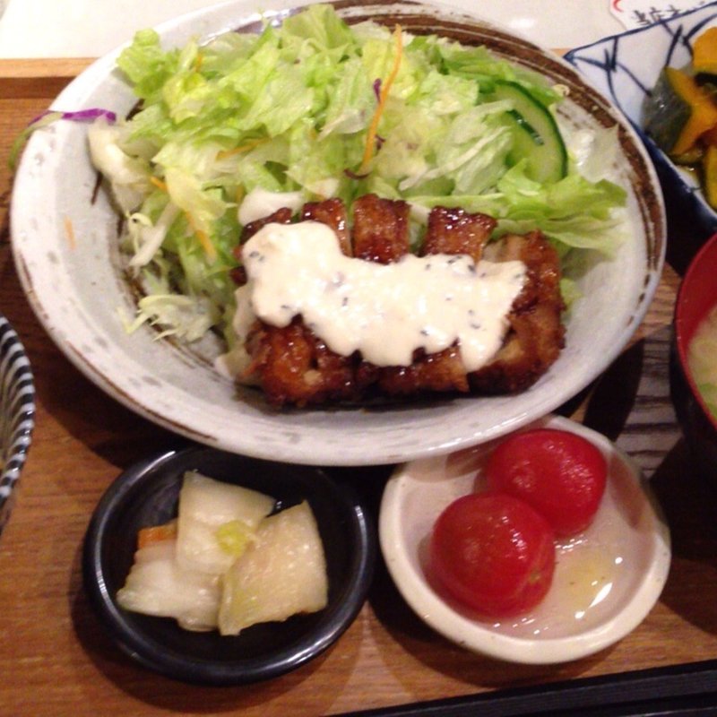 チキン南蛮風プレート(ムモクテキカフェ)