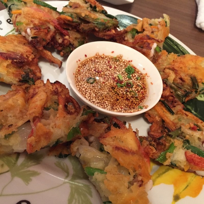 海鮮チヂミ(シンガネ)