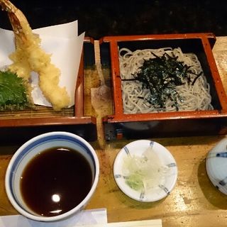 三色丼セット(浜町食堂)