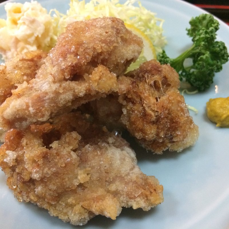 から揚げ定食(鳥ふじ)