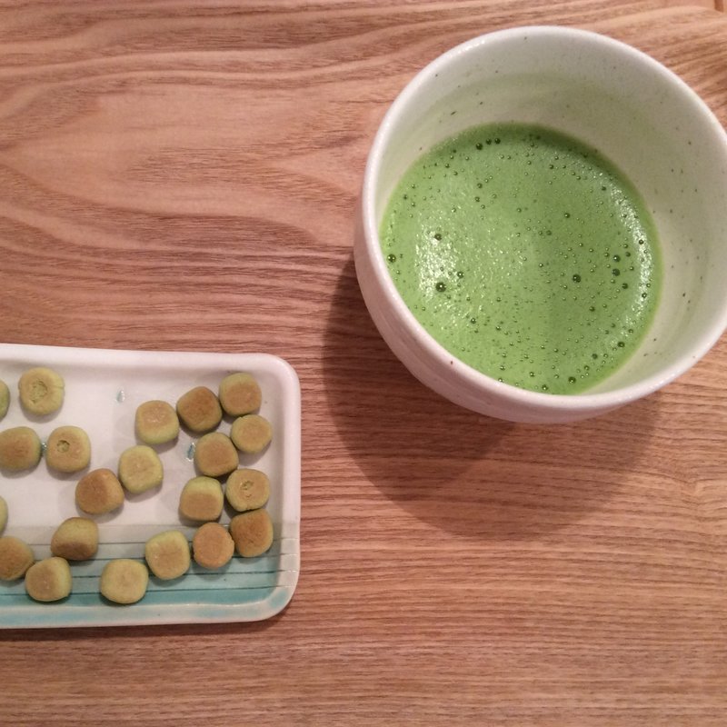 お抹茶＆お抹茶ボーロ(旅とお茶)