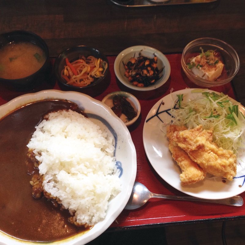カレー定食(とりの)