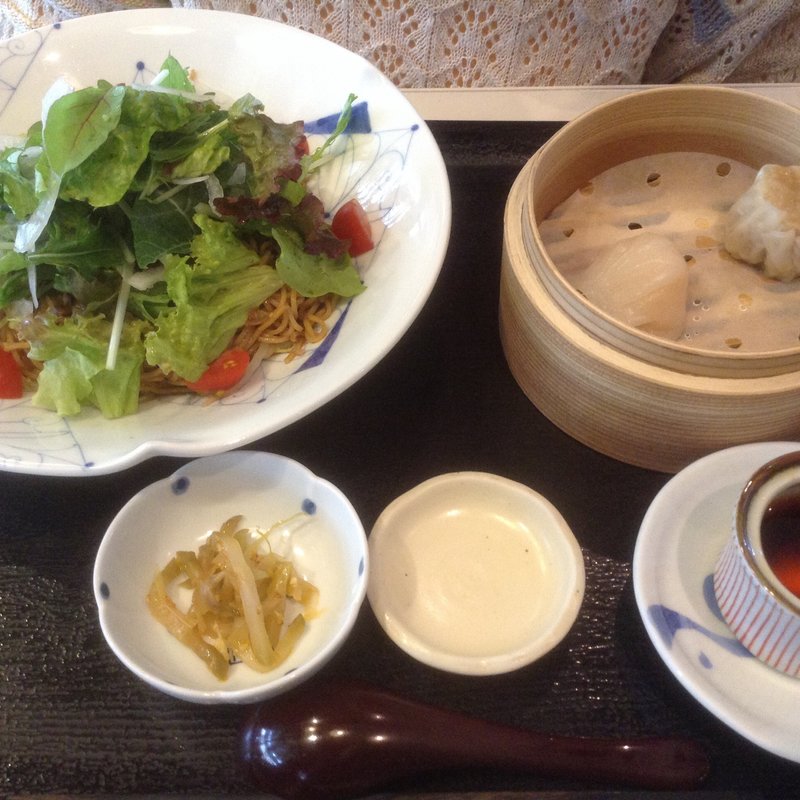  自家製練り胡麻のピリ辛担々麺セット(墨花居 成城コルティ店 ボッカキョ セイジョウコルティテン)