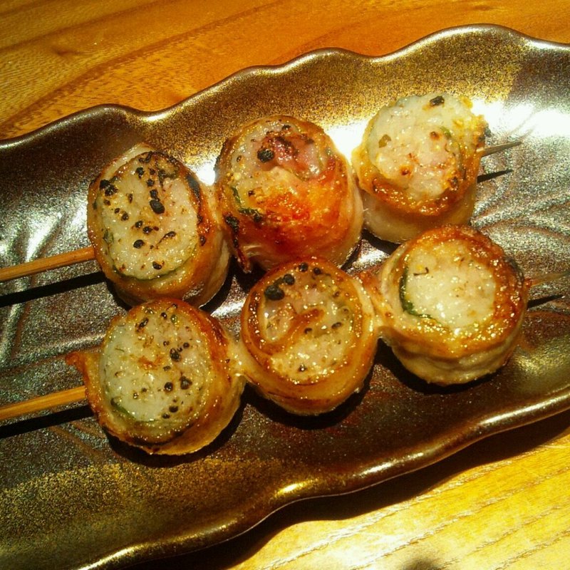 豚バラのもち米巻き(さくら)