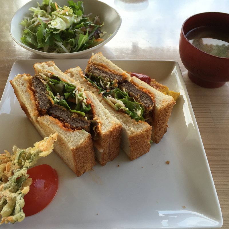 カツサンドプレート(ソラノネ紀伊国屋 )