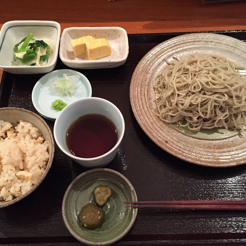 お昼のおきまり(蕎麦 ろうじな )