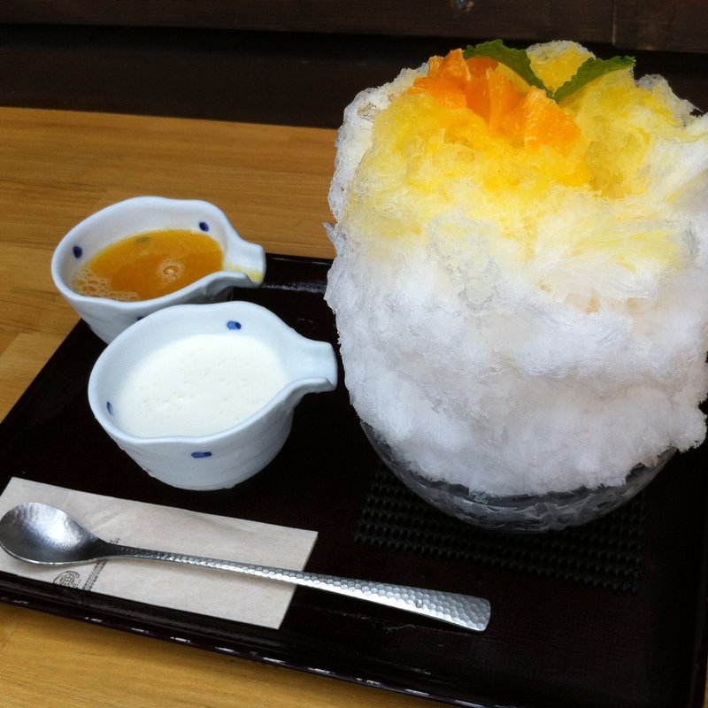 夏みかん（レアーチーズソース添え）(霧原)