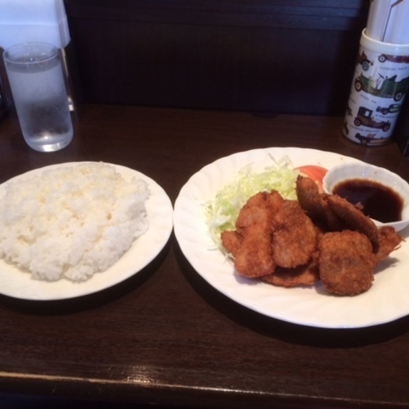 一口カツ定食(ビストロ染矢)