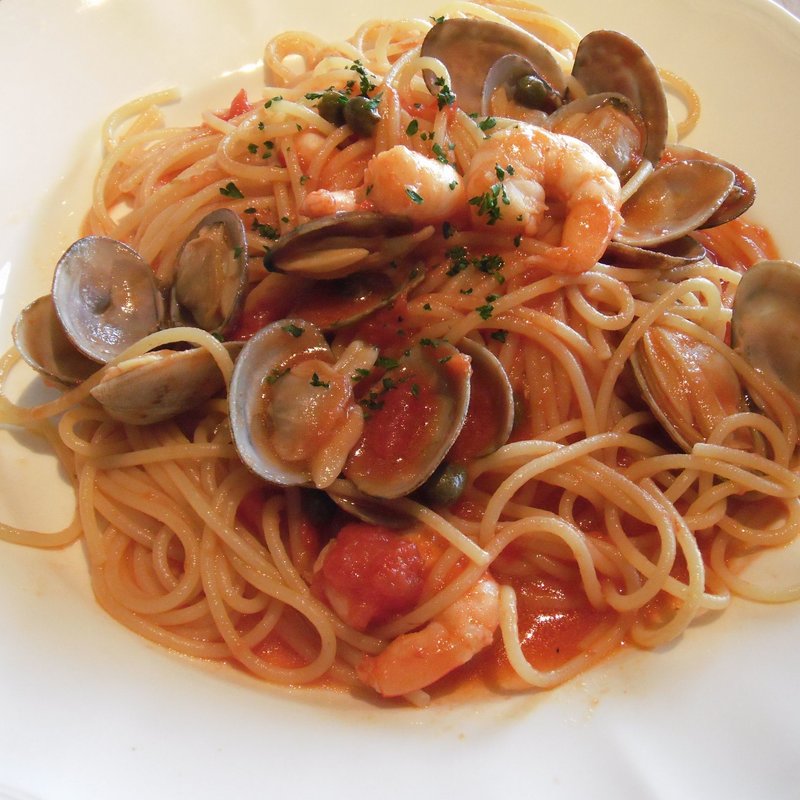 あさりとえびのマリナーラ(パッソノヴィータ)