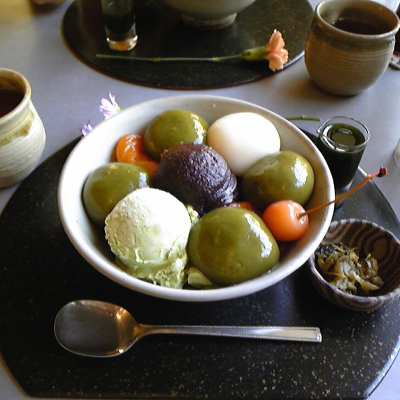 宇治白玉あんみつ(茶房 雲母)