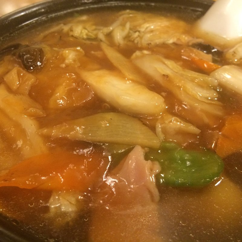 うま煮そば(天山)