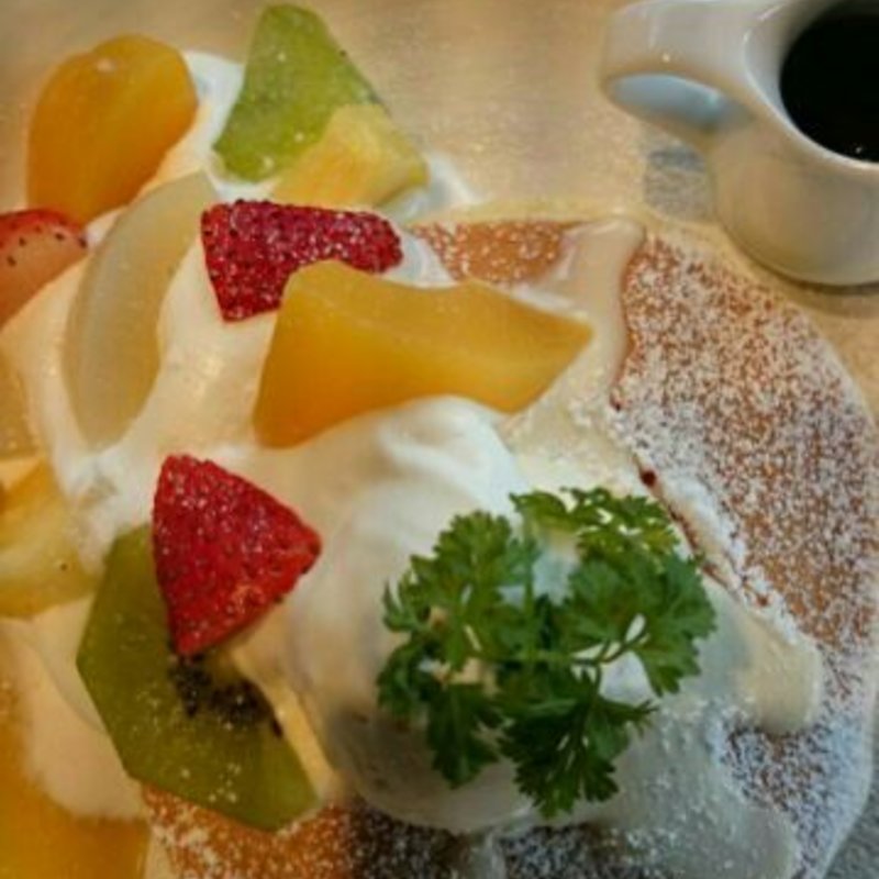 フルーツパラダイスパンケーキ(寛屋珈琲店　奈良広陵店)