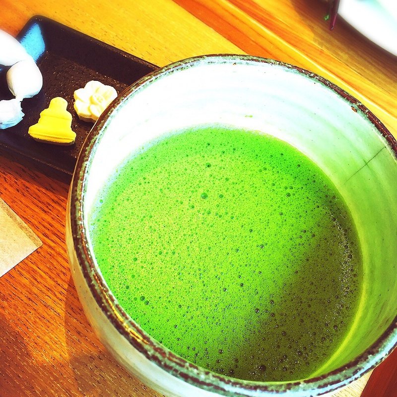 抹茶と和菓子セット(茶鎌)