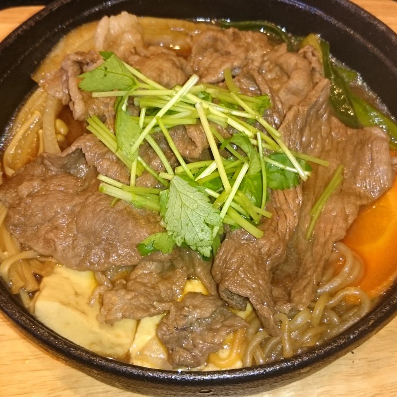 すき焼き鍋定食(洋食屋牛銀)