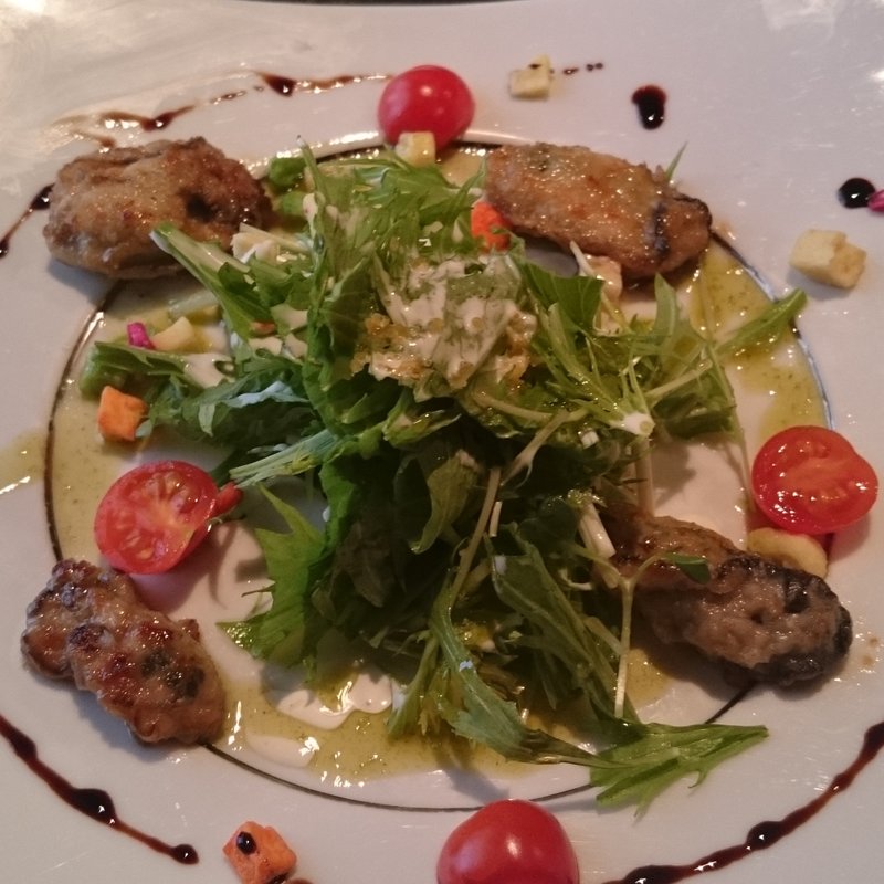 浦村牡蠣ランチコース(あじ蔵 Caro Caro)