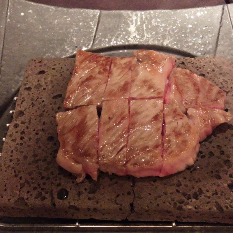 あみ焼きステーキ　特上(れすとらん松喜屋)