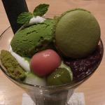 西尾の八ッ橋パフェ(八ッ橋茶屋)