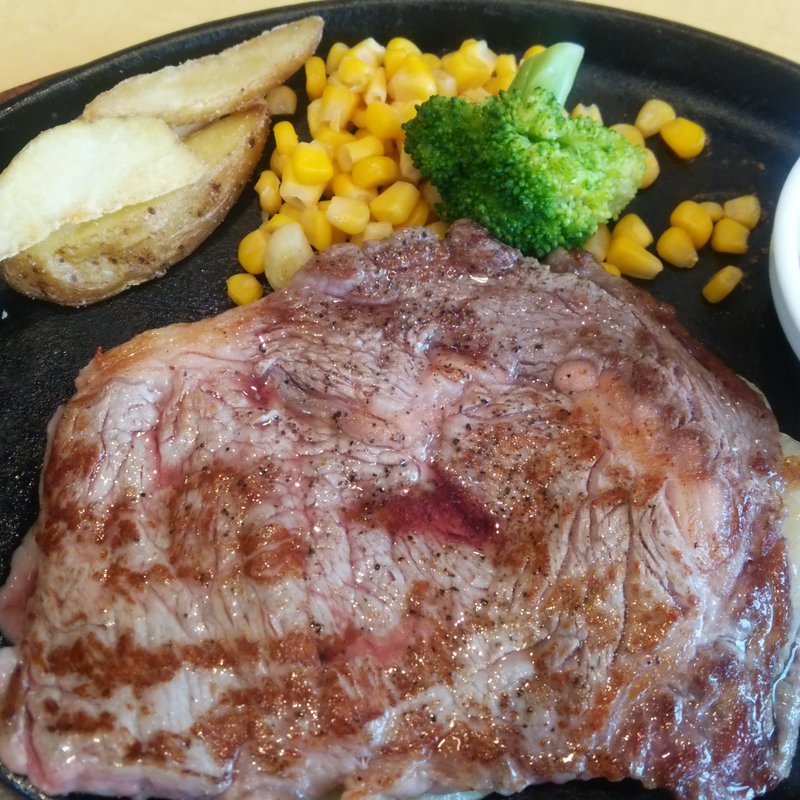 松木ステーキセット(ライス・スープ・サラダ付き)(ステーキ&ハンバーグ松木 大宮本郷店)