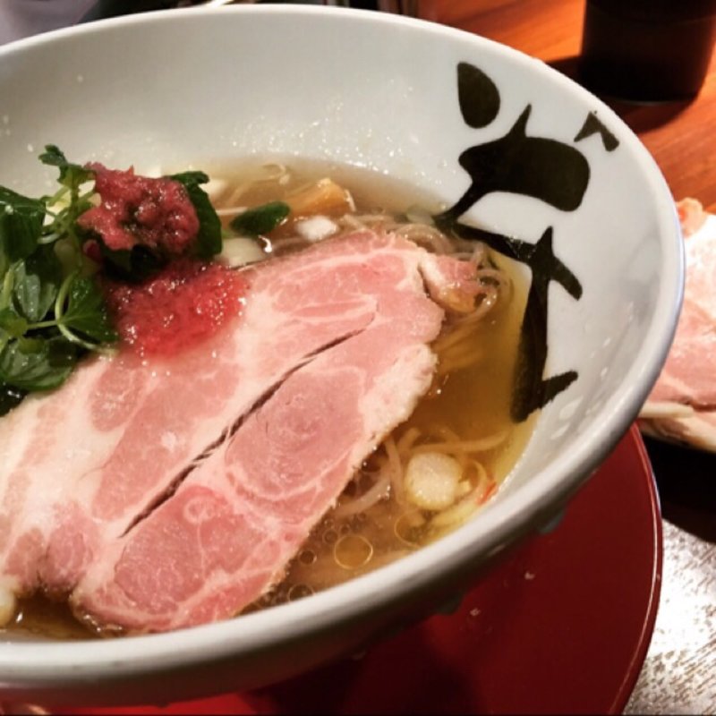 土佐ジロー冷やし桜塩そば(拳ラーメン )