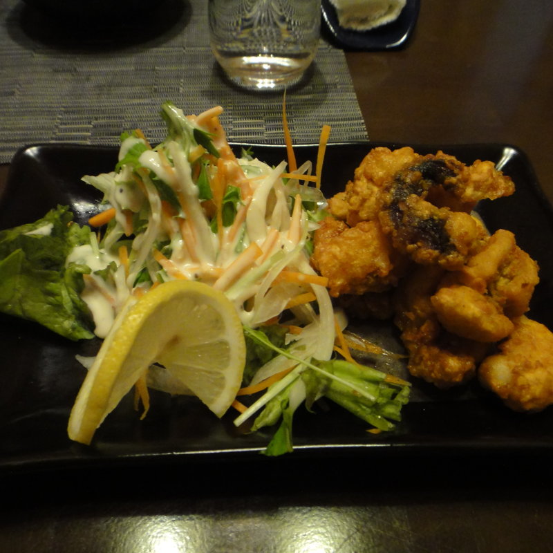 タコのから揚げ(地魚料理さがわ)