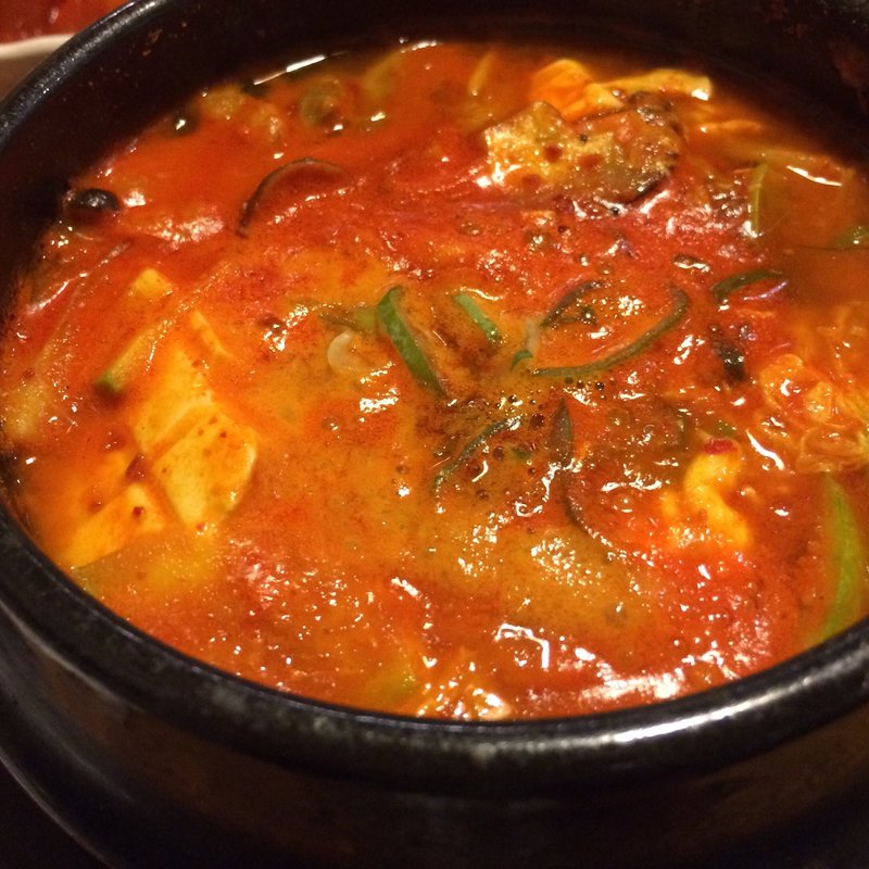 海鮮スン豆腐チゲ(7080 トッポキ （ナナマルハチマル トッポキ【旧店名】韓サラン 別館）)