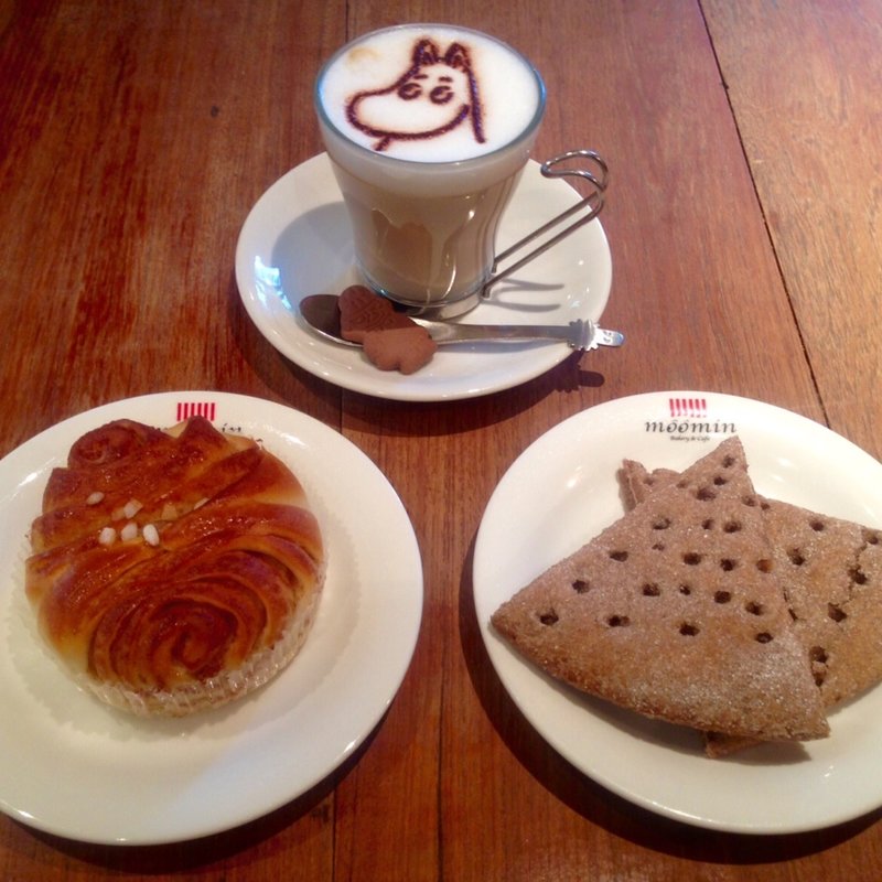 朝から楽しいムーミンカフェ人気ドリンクセットB(ムーミンベーカリー&カフェ 東京ドームシティ ラクーア店)
