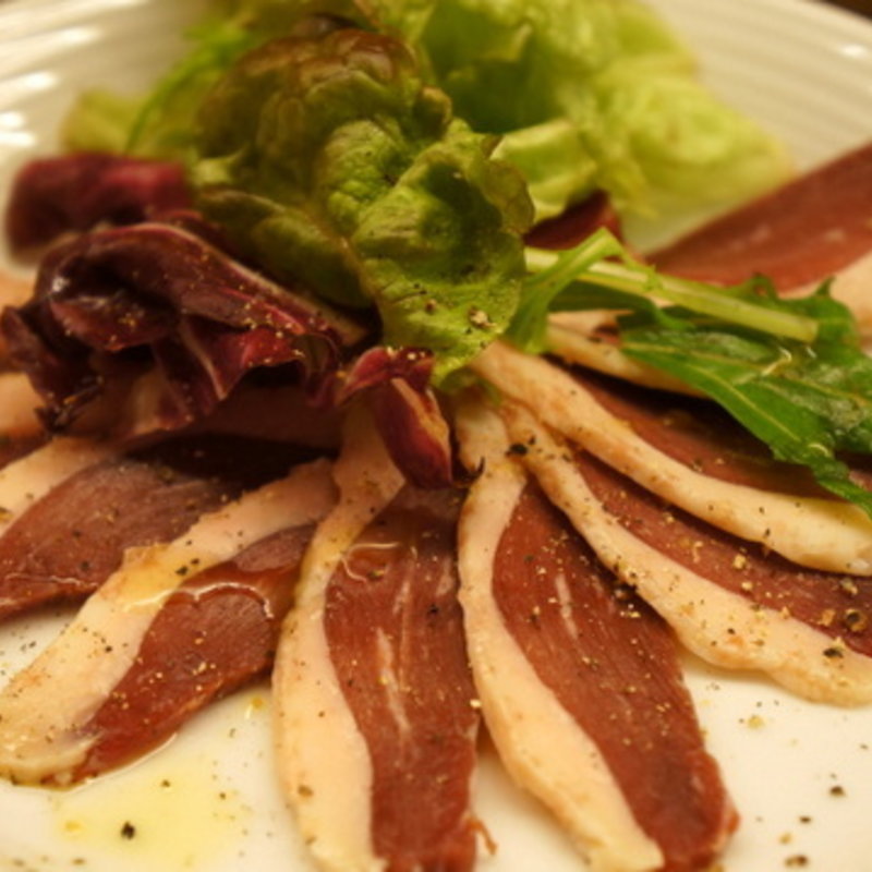 鴨の生ハム(京都ダイナー)