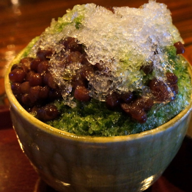 つぶら氷　抹茶(たねや日牟禮の舎 )