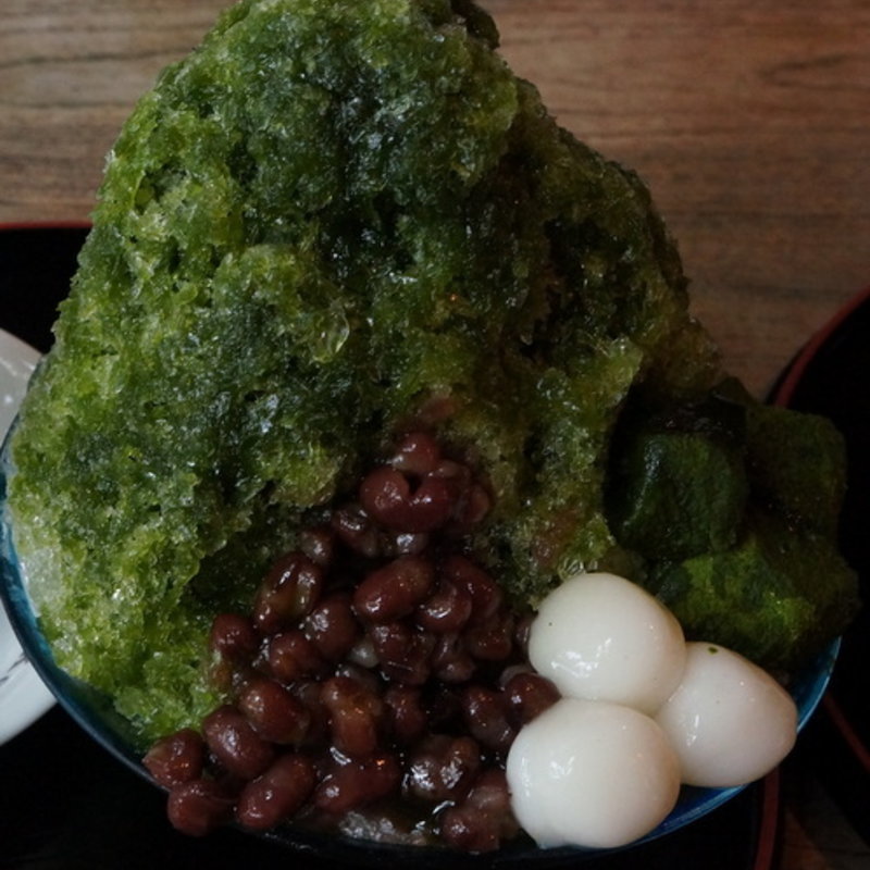 氷抹茶(イクスカフェ 嵐山本店 （eX cafe）)