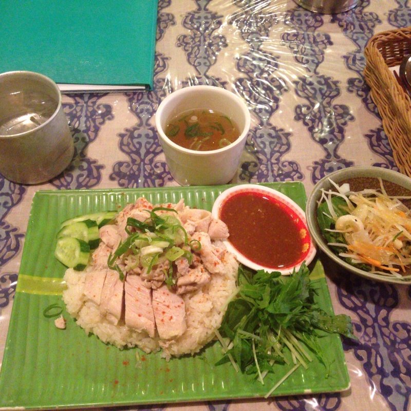 シンガポールチキンライス（ランチのセット）(遠東 阿倍野店 （ファーイースト）)