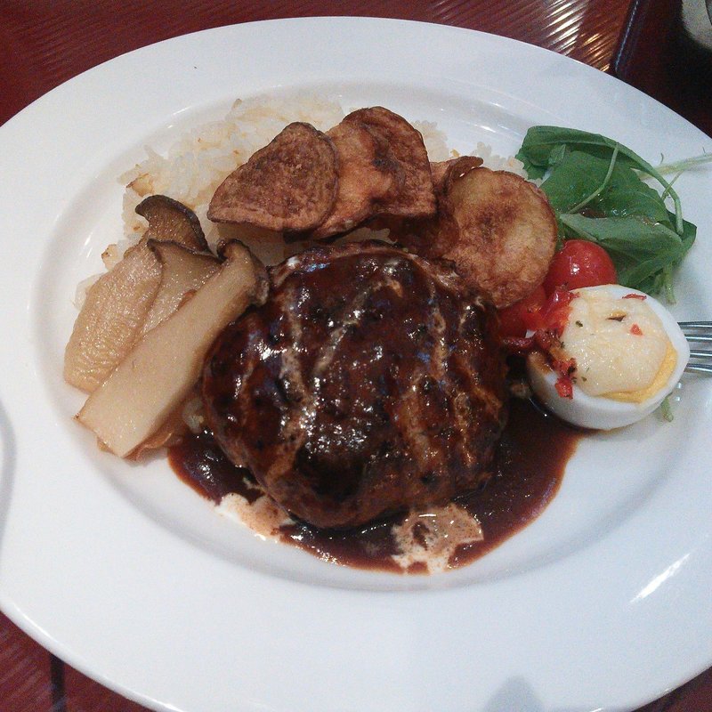 ハンバーグ＆デリプレートランチ(ポータルカフェ スバコ・ＪＲ京都伊勢丹店 )