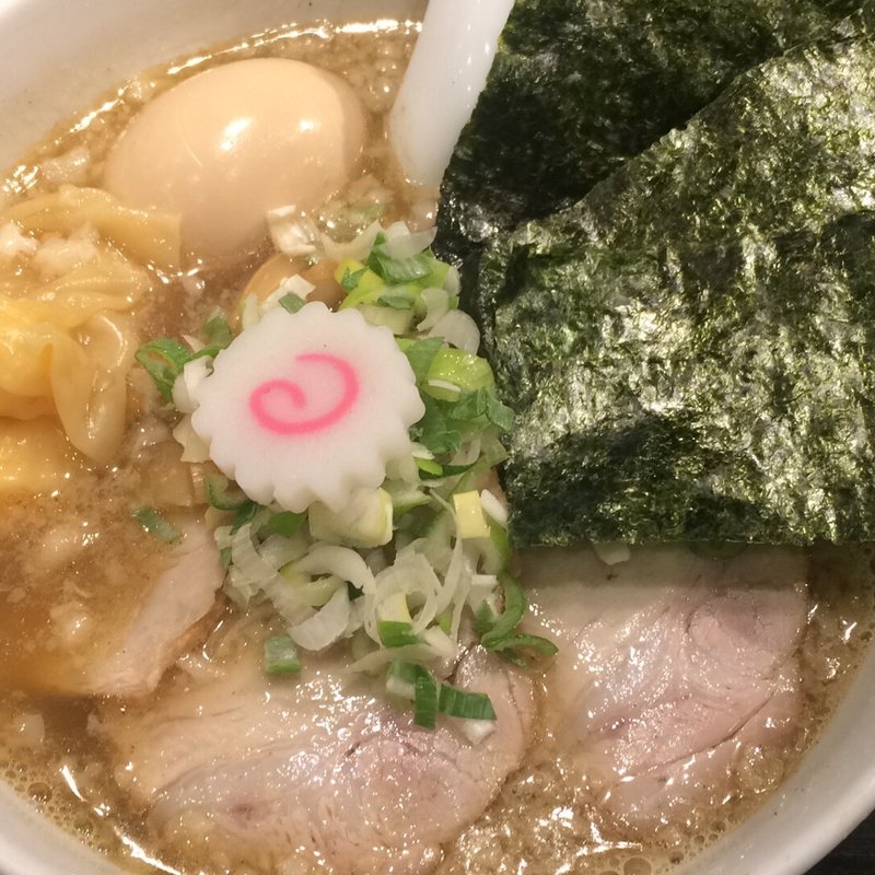 特製江戸前煮干中華そば（塩）(江戸前煮干中華そば きみはん 五反田店)