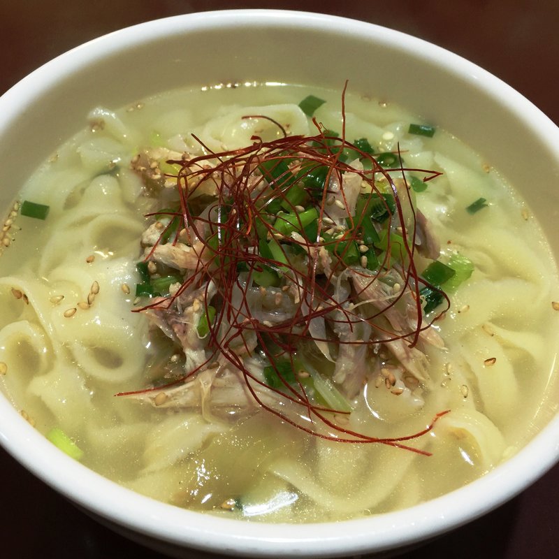鶏肉刀削麺(唐朝刀削麺 人形町店)