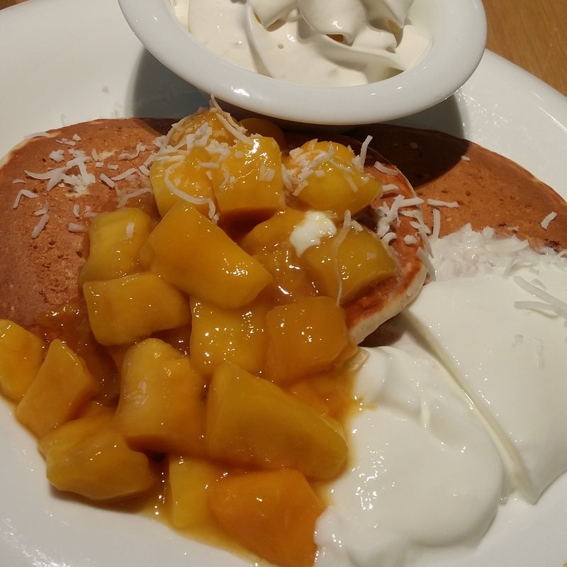 パンケーキ　ハウピア・マンゴー(ALOHA TABLE あべのハルカスダイニング)