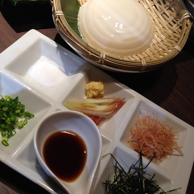 手作り寄せ豆富(北海道まるごとダイニング　うまいっしょ)