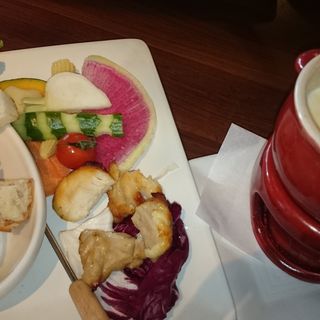 チーズフォンデュランチ(BARU＆DINING 「GOHAN」)